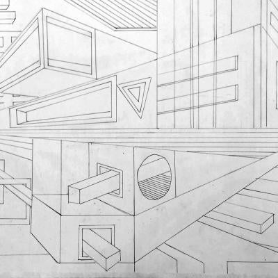 drawing of 3d space