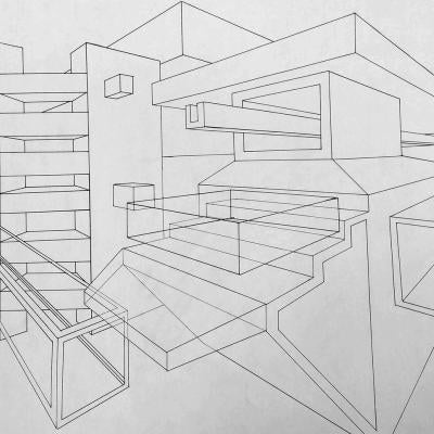 drawing of 3d shapes