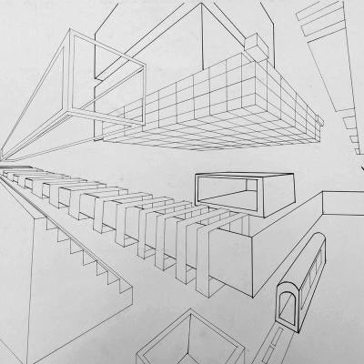 drawing of 3d shapes