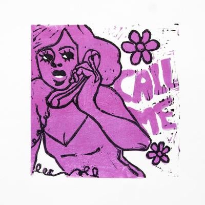 color linocut