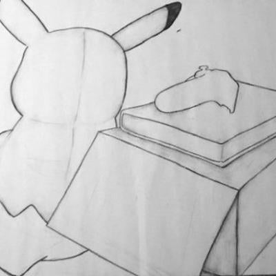 Drawing of Pikachu