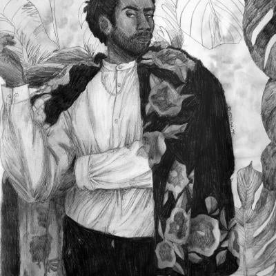 drawing of a man