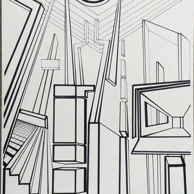 drawing of 3d shapes
