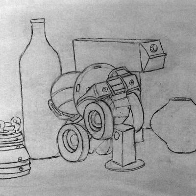 drawing of objects