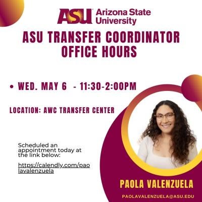 2026 Paola Valenzuela ASU Transfer Coordinator at Transfer Center