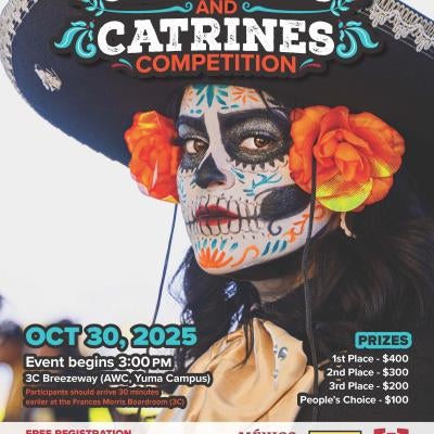 Catrinas and Catrines Competition, October 30th 2025. Located in the 3C building breezeway