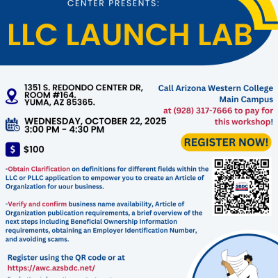 Flyer with QR Code to Register!