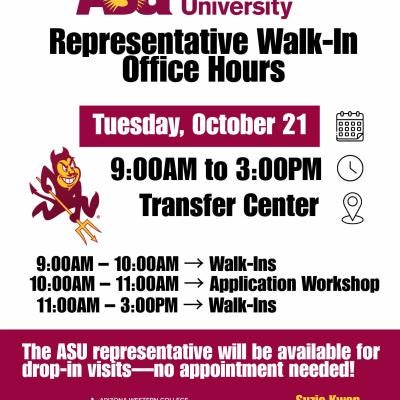 ASU Campus Rep Office Hours Flyer Fall 2025