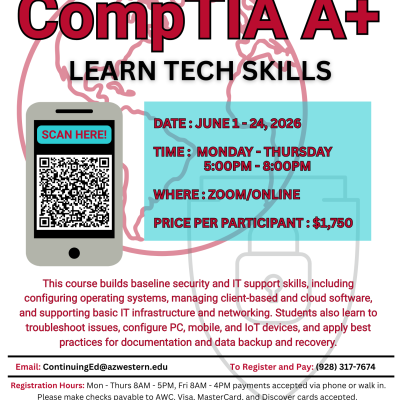 CompTIA A+ 6.1 - 6.24.26 flyer