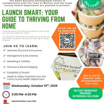 Flyer with QR Code to Register!