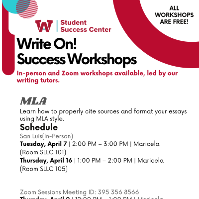 MLA Writing Workshop