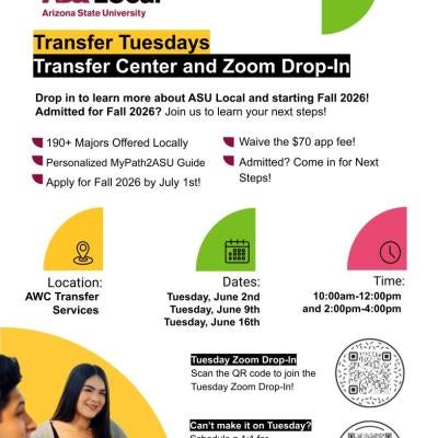 Transfer Tuesday - ASU Local Summer Hours