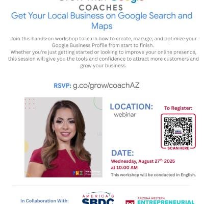 Flyer with QR Code to Register!