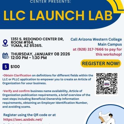 Flyer with QR Code to Register!