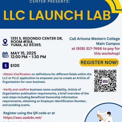 Flyer with QR Code to Register!
