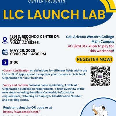 Flyer with QR Code to Register!