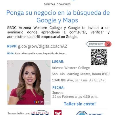 Flyer with QR Code to Register