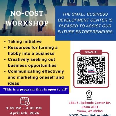 Flyer with QR Code to Register!