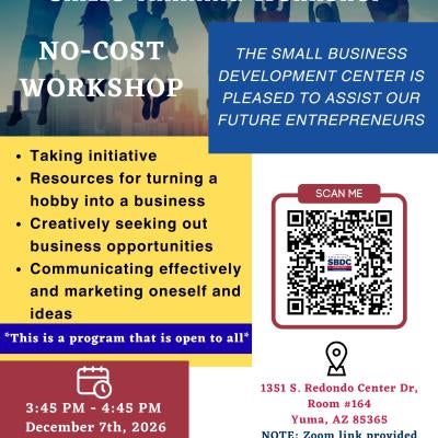 Flyer with QR Code to Register!