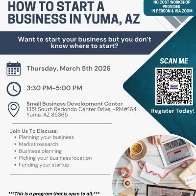 Flyer with QR Code to Register!