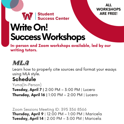 MLA Writing Workshop