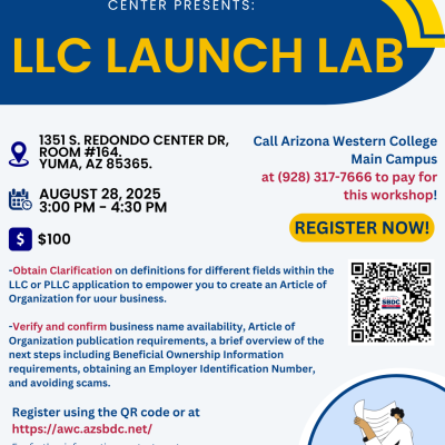 Flyer with QR Code to Register!