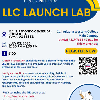 Flyer with QR Code to Register!