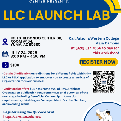 Flyer with QR Code to Register!