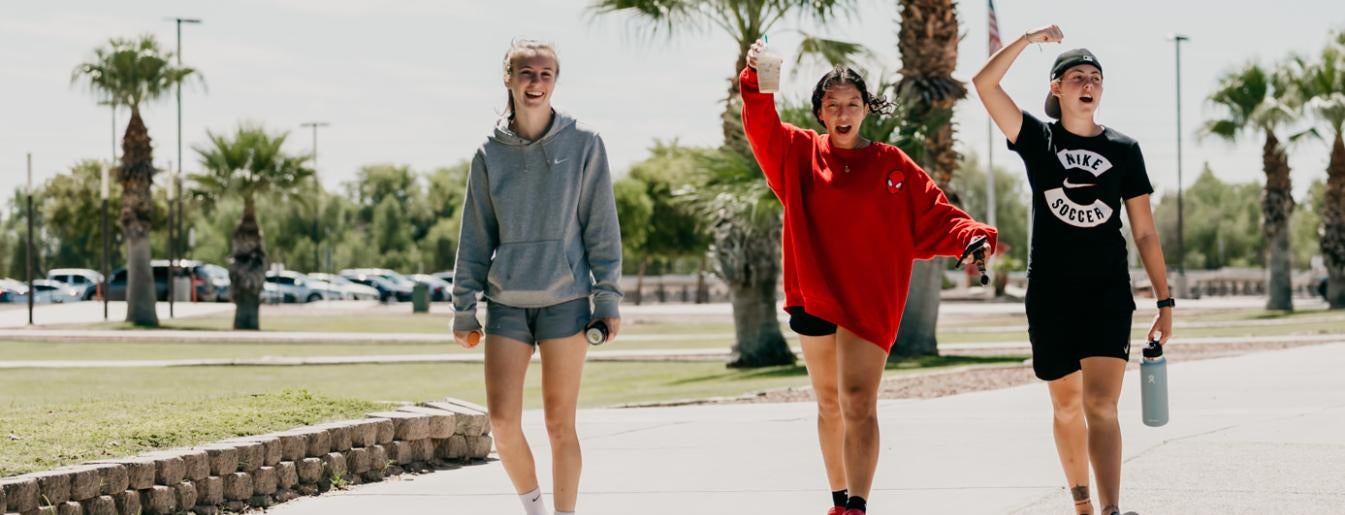 Students Walking