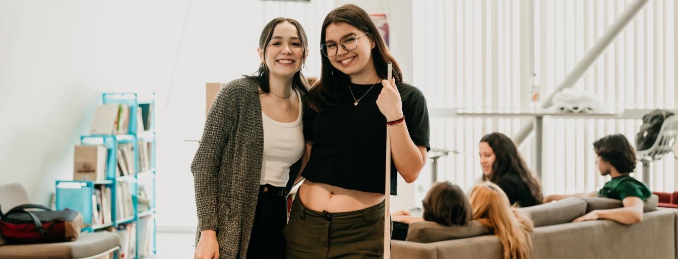Students in Gameroom