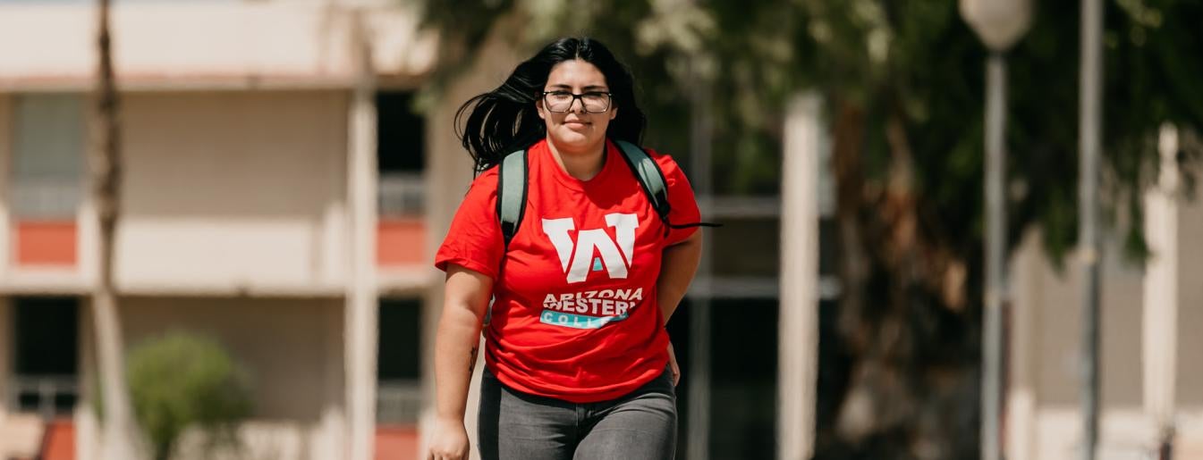 Student Walking