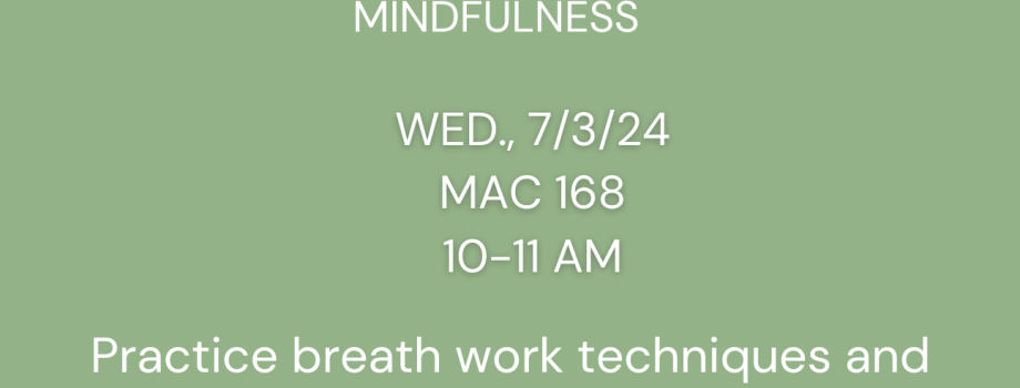 Mindfulness Workshop