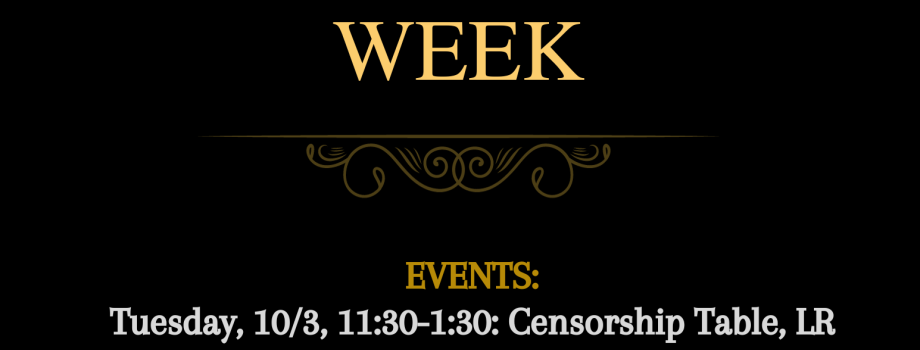 Academic Library Banned Books Week