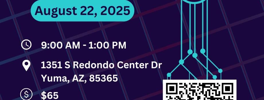 Please join us for our Basic Computer 101 workshop on August 22. The price is $65. To register, please call us at 928-317-7674.