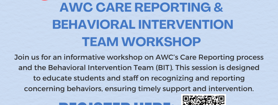 Care Reporting & BIT Workshop