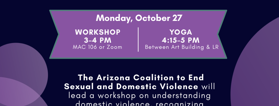 Domestic Violence Awareness Workshop & Grounding Yoga