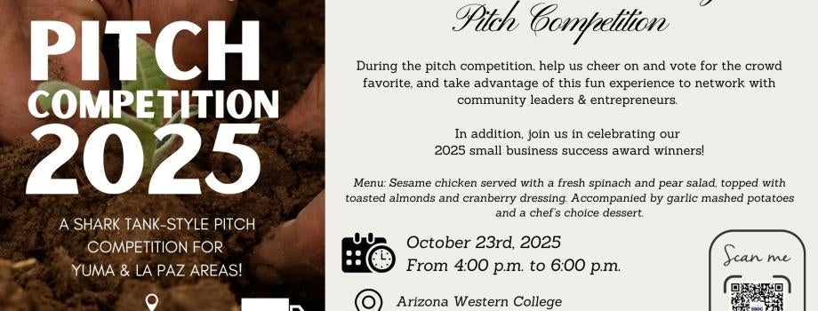Flyer with QR Code to Register!