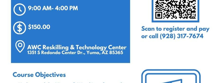 Please join us for our upcoming Microsoft Word Level 1 workshop on Sept 5 at 9am. The price is $150. Scan the QR code to register and pay.