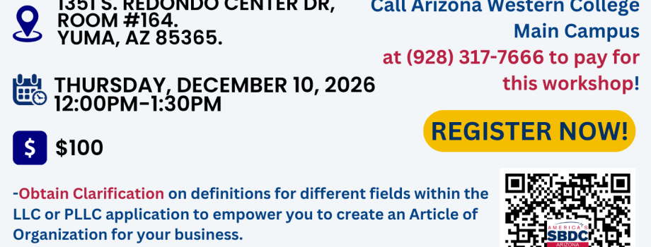 NEW WORKSHOP Lunch & Learn about LLCs- LOCATION AWC RTC CENTER ROOM #164- DATES December 10.png