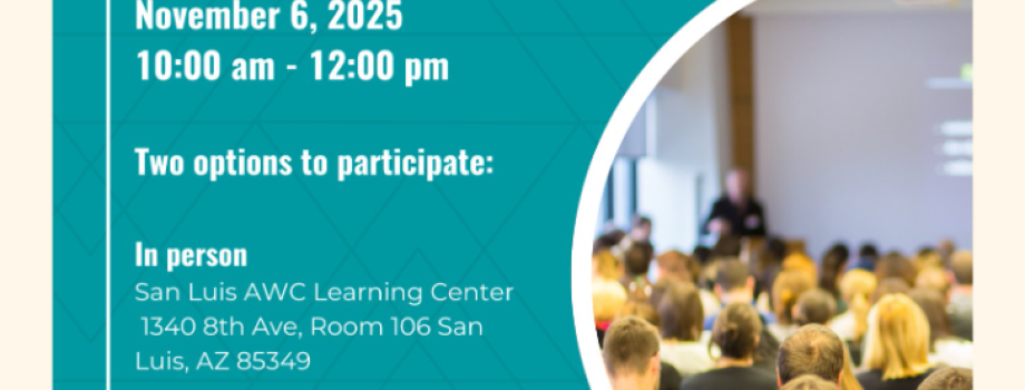 Flyer with QR Code to Register