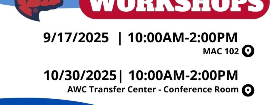 UAZ APPLICATION WORKSHOPS FALL 2025