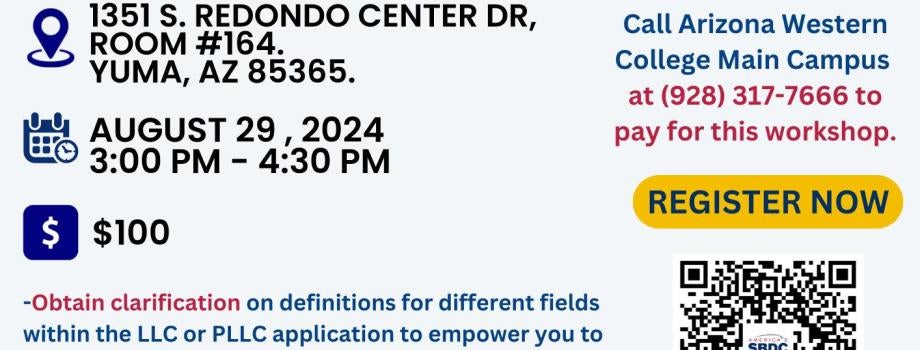 WORKSHOP Lunch & Learn about LLCs- LOCATION AWC RTC CENTER ROOM #164- DATE AUGUST 29 2024.jpg