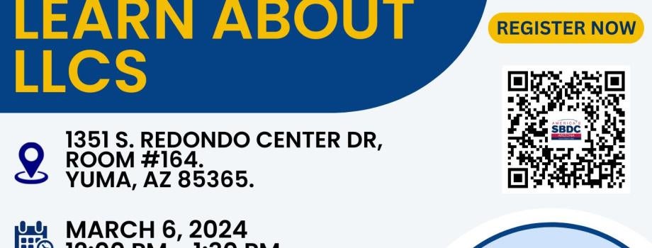 Flyer with QR Code to Register