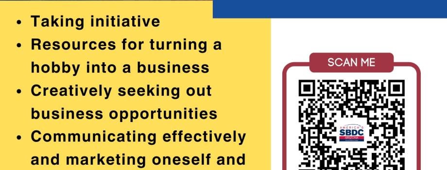 Flyer with QR Code to Register!