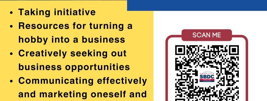 Flyer with QR Code to Register!