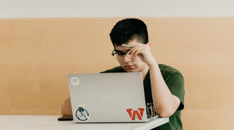 Student Studying