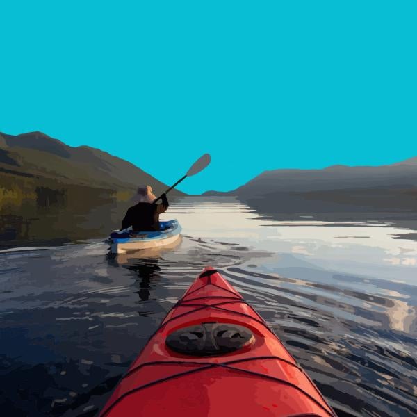 Illustration of people canoeing for Arizona Community College Administrators Conference (ACCAC)