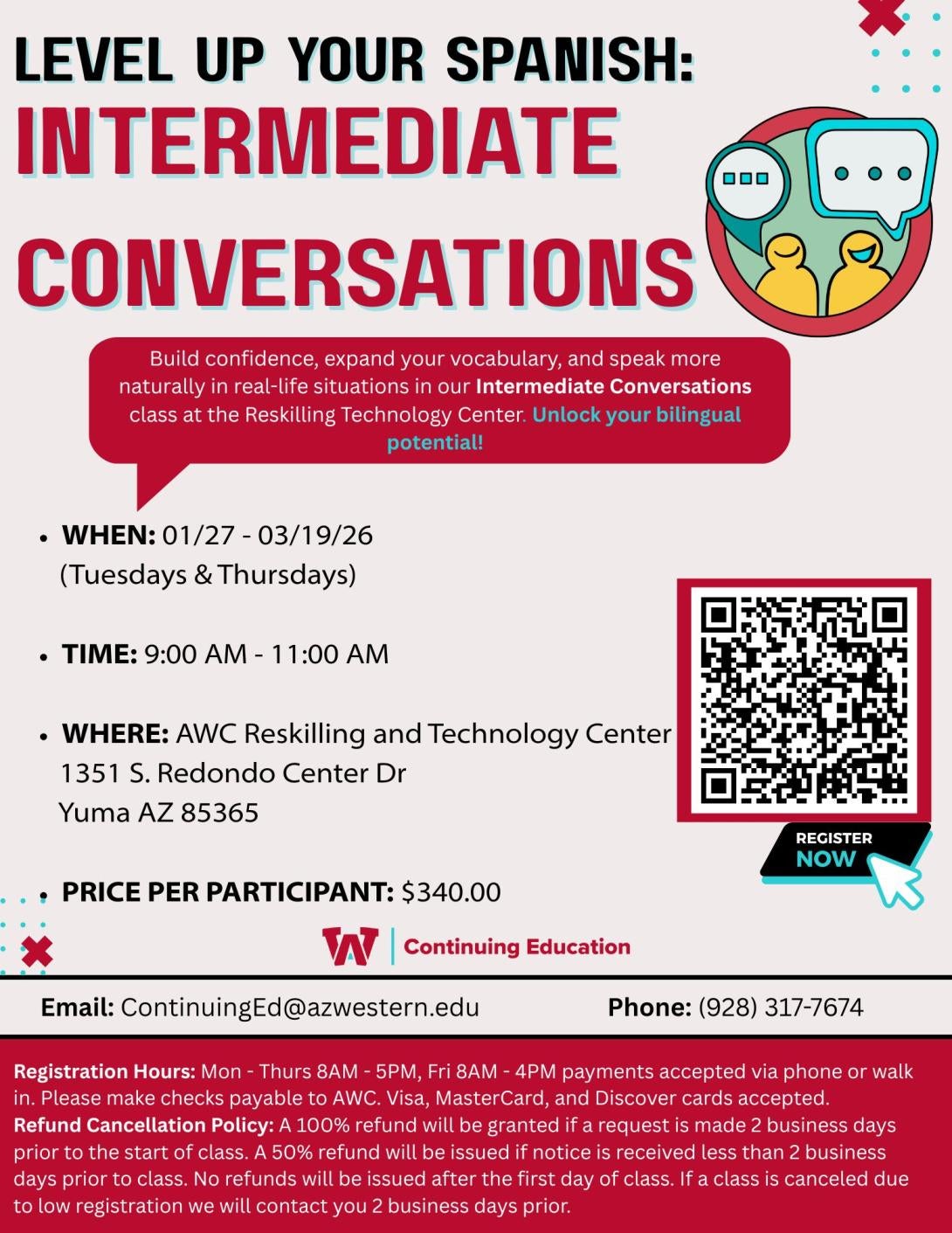 Level Up Your Spanish: Intermediate Conversations | Arizona Western College