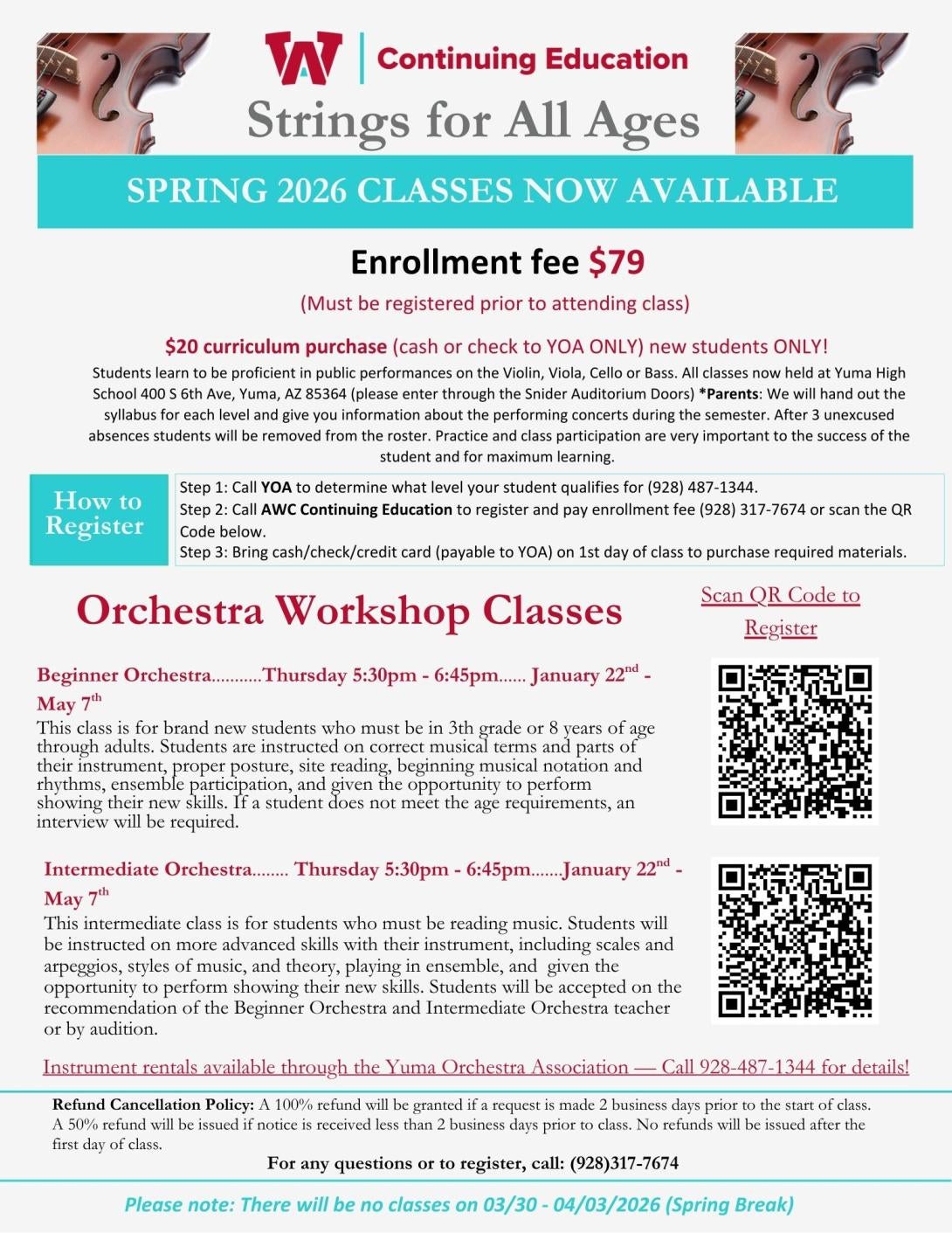 Strings for All Ages | Arizona Western College